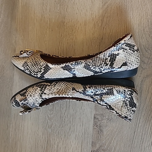 Cole Haan Snakeskin Ballerina Slippers size 8b - Picture 8 of 9